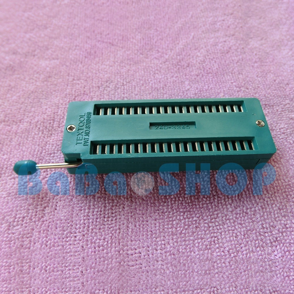 40-Pin Multi-function Universal ZIF DIP IC Wide Test Board Socket DIY PCB