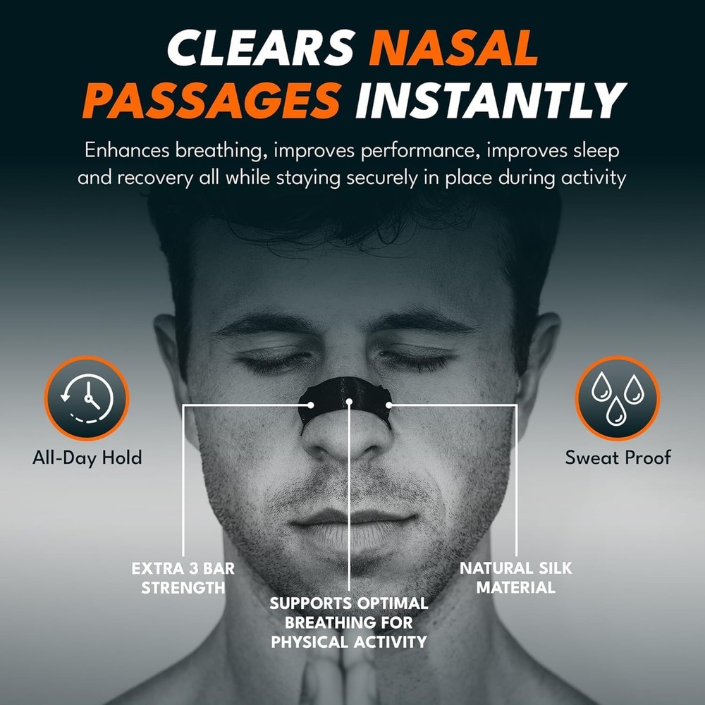 Pneuma Nasal Strips – Performance Competition Plus – Extra Strength Nose Stri...