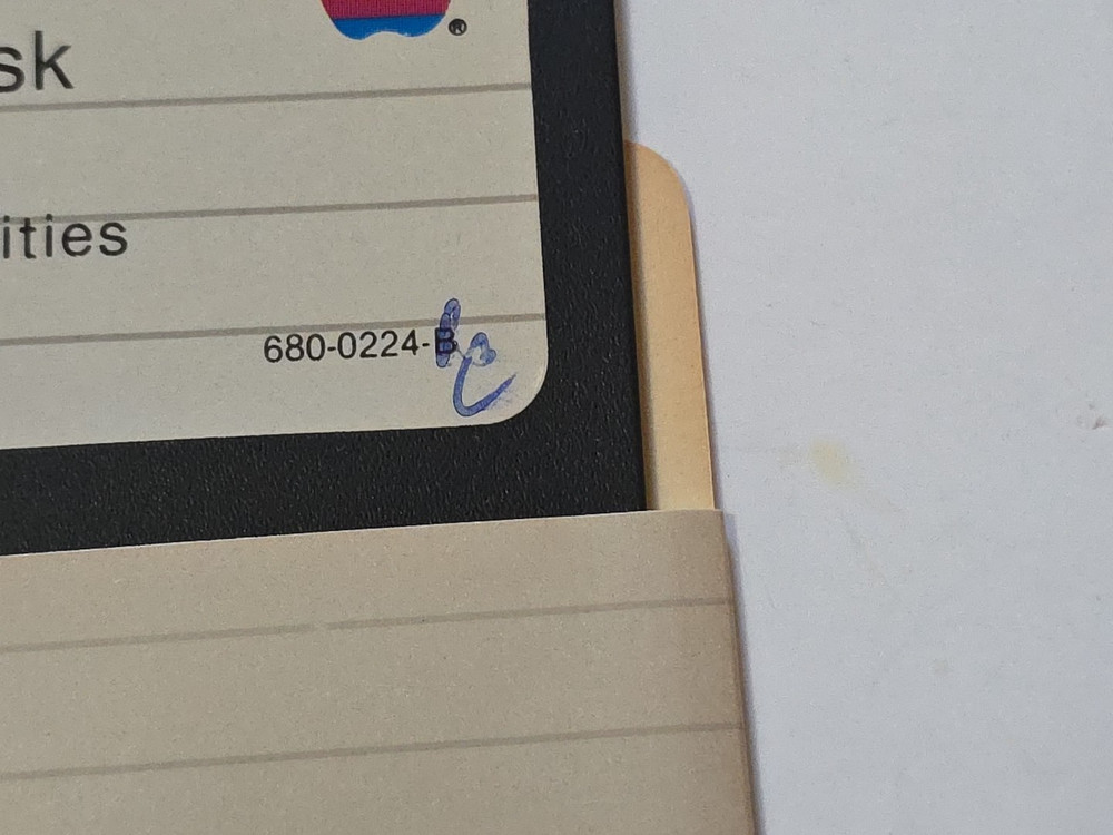 Apple II - 5.25" Diskware ProDos User's Disk 1.0 Based Utilities - TESTED