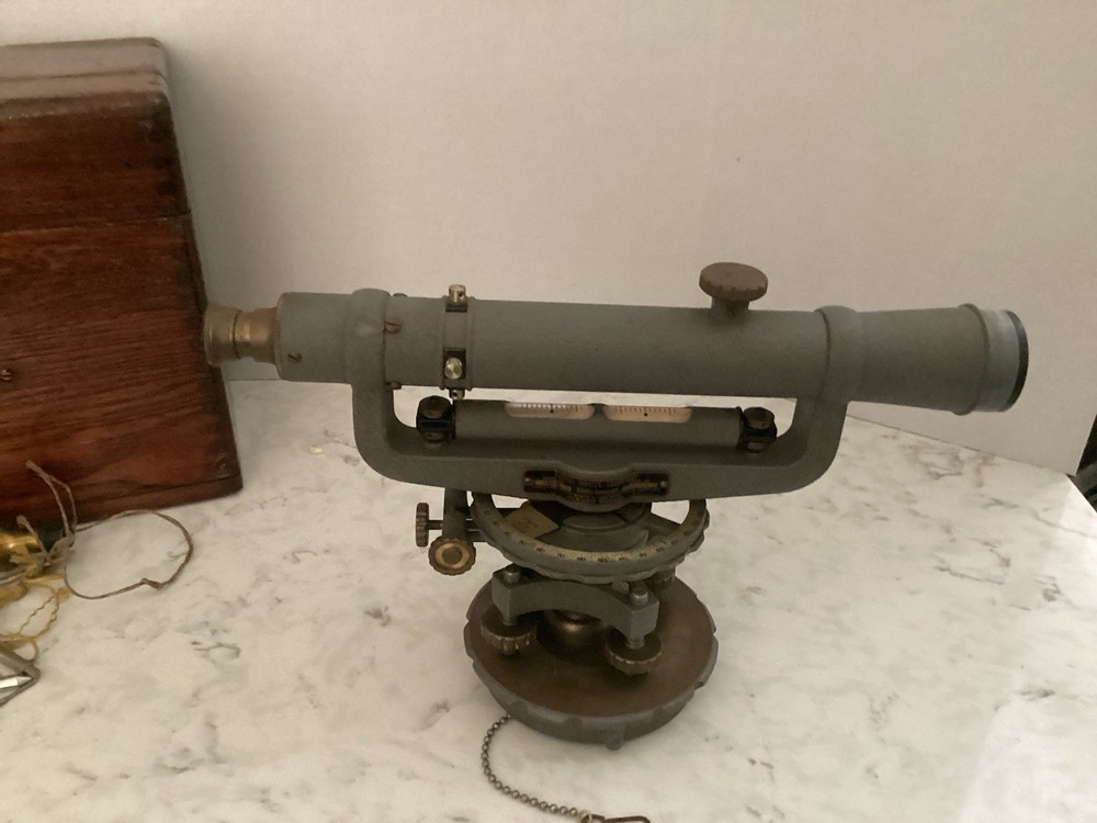 Antique David White Transit Level Surveyors Tool #8014