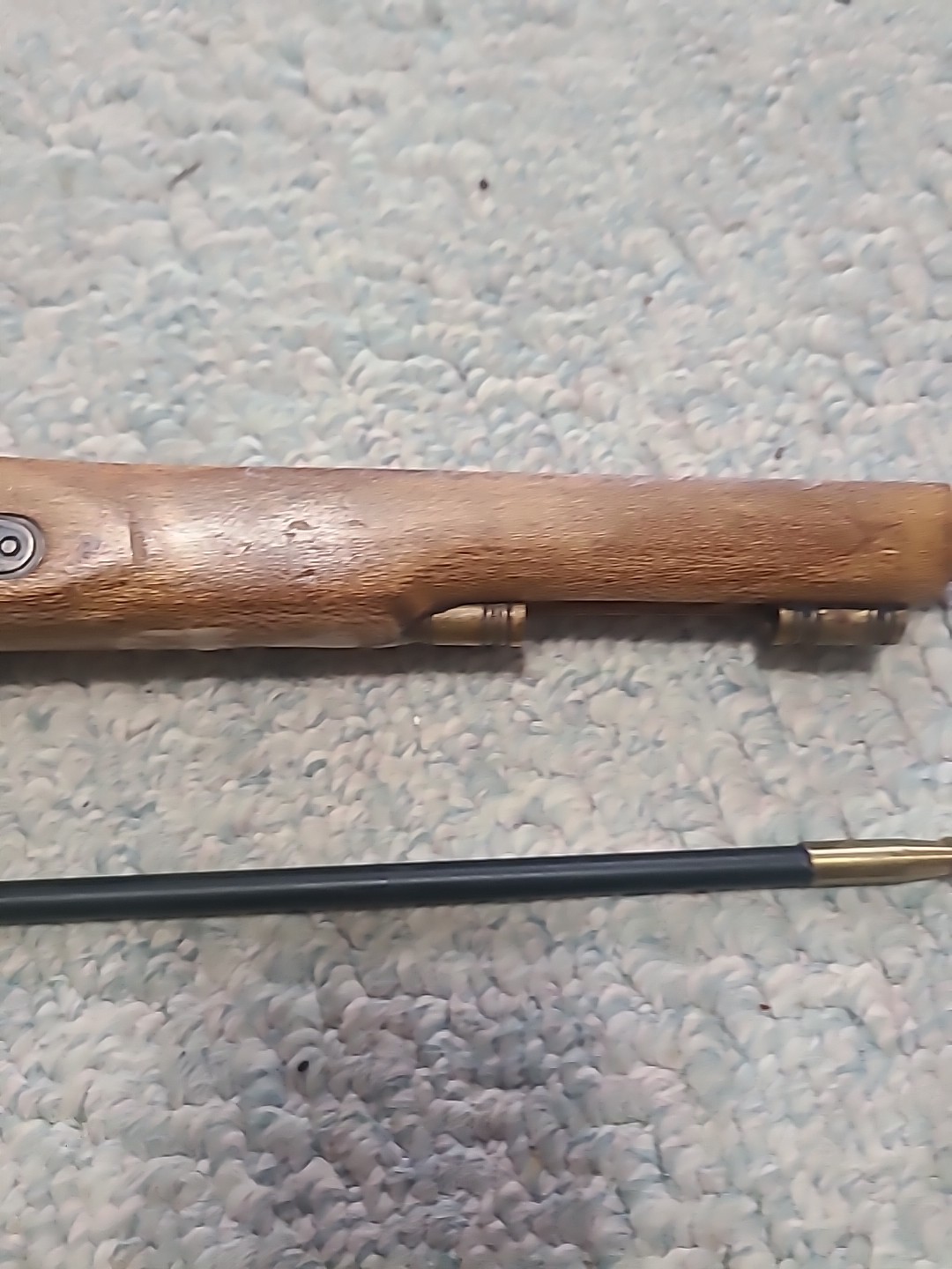 Black Powder Cva Kentucky Pistol Stock Lock Trigger Trigger Guard Thimbles