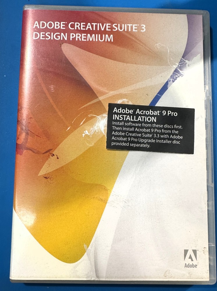 Adobe Creative Suite 3 Design Premium Macintosh OS w/ Serial Key