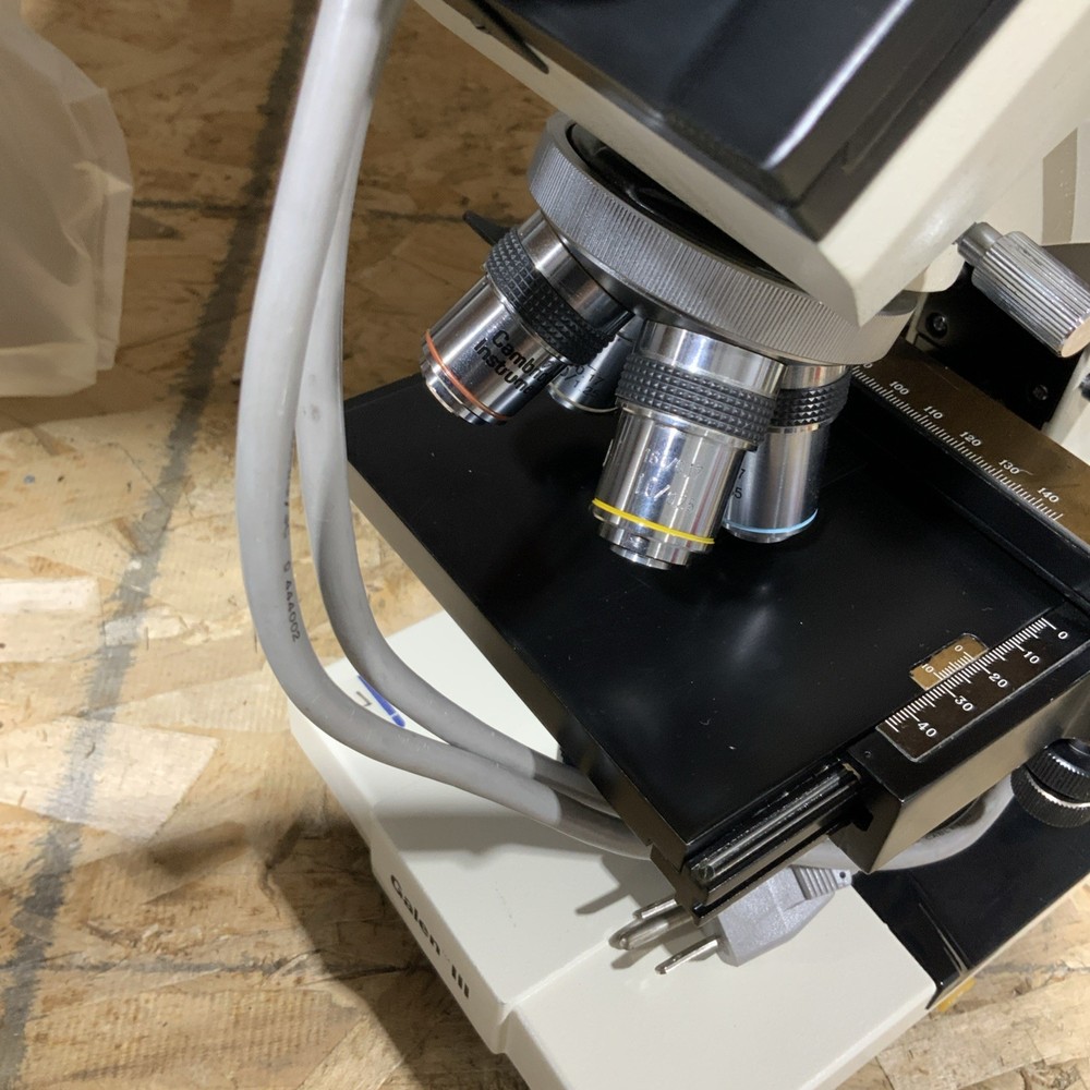 Cambridge Instruments Galen III Professional Compound Microscope WORKS