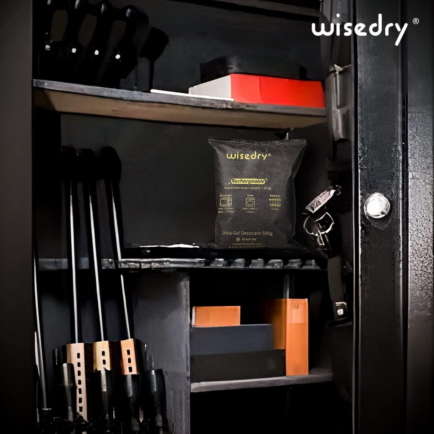 2 x 500 Gram [2.2 lbs] Rechargeable Silica Gel Car Dehumidifier, Microwave Fast