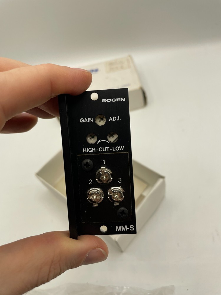 BOGEN COMMUNICATIONS MM-S, Microphone Preamp Module (NIB)