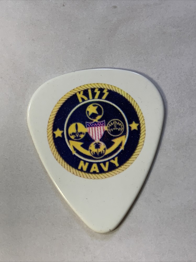 Vintage Guitar Pick KISS Tommy Thayer Kiss Navy guitar pick KISS VTG Navy Kiss