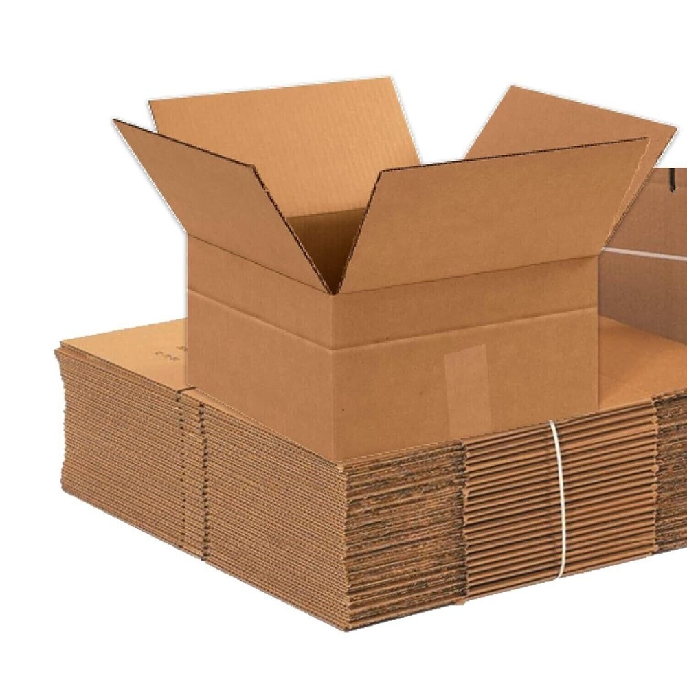 25 12" x 12" x 6" Multi-Depth Corrugated Boxes