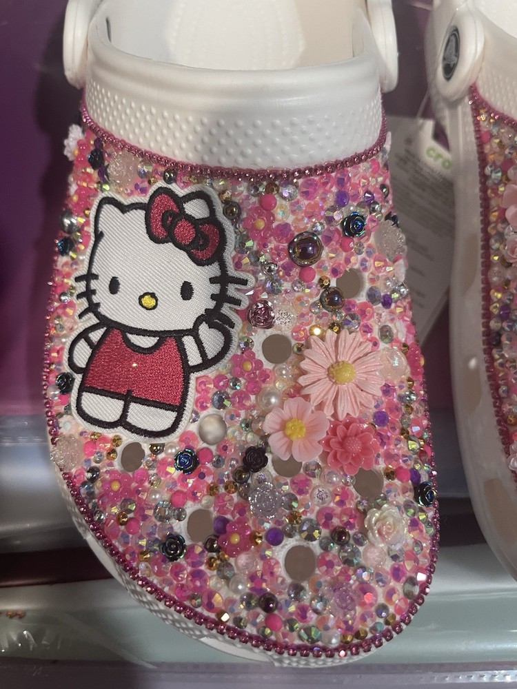 Hand Made Hello Kitty Crocs