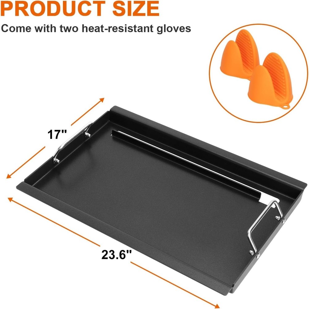Full Size Griddle Insert for Charbroil Gas Grill 4 Burner Flat Top Griddle