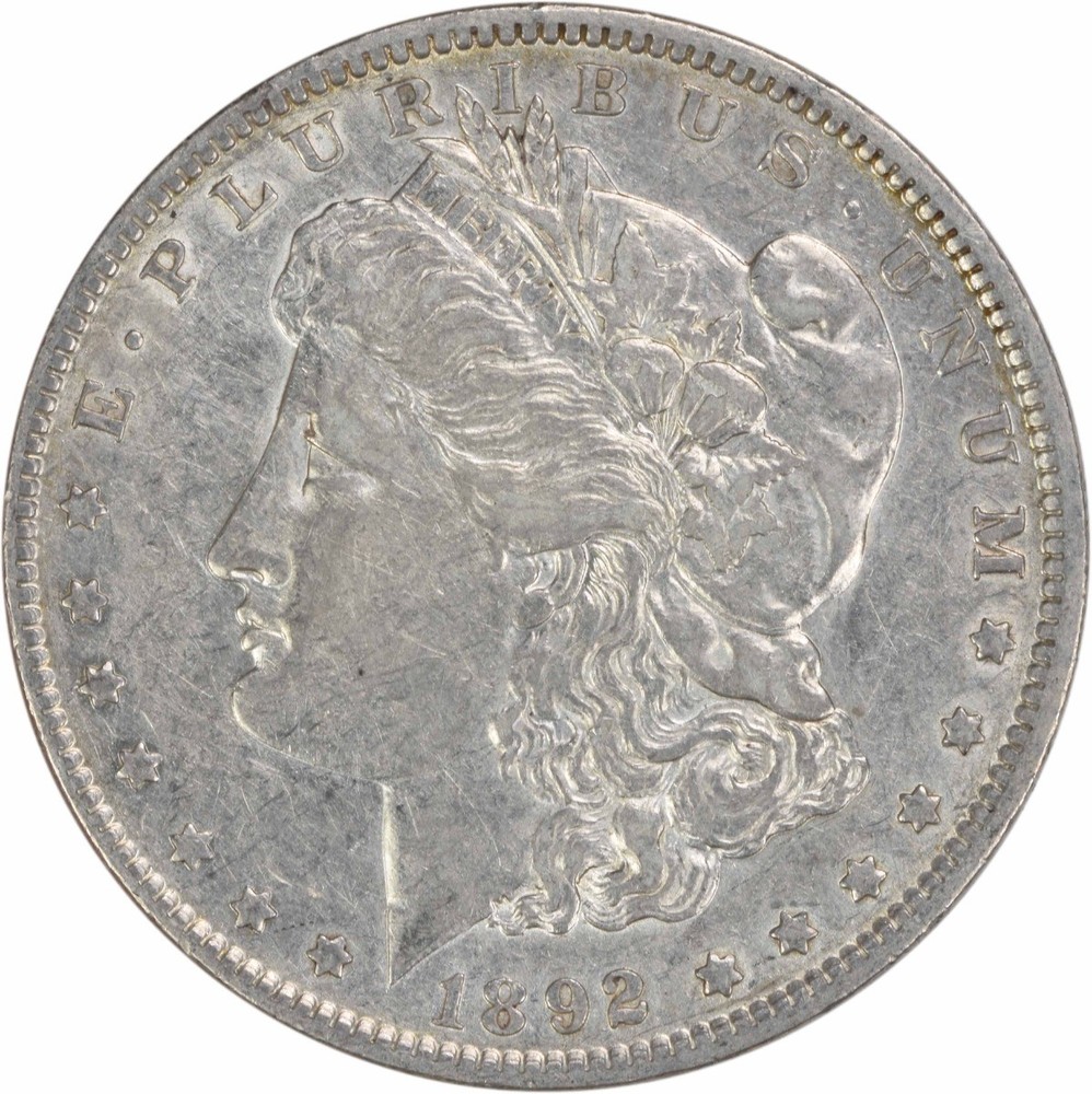 1892 Morgan Silver Dollar EF Uncertified #340