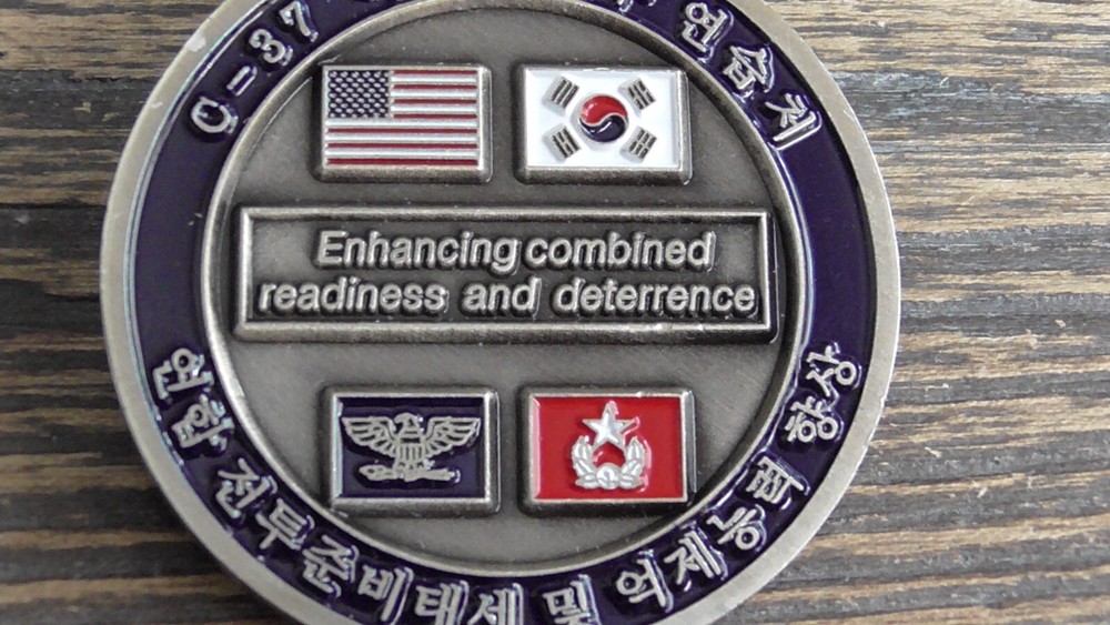 ROK Training Exercises Non Combatant Evacuation Challenge Coin #206X