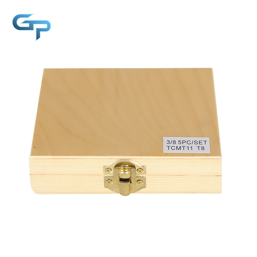 5Pack 3/8" Carbide Indexable Turning Tool Lathe Tool Bit With Carbide Inserts