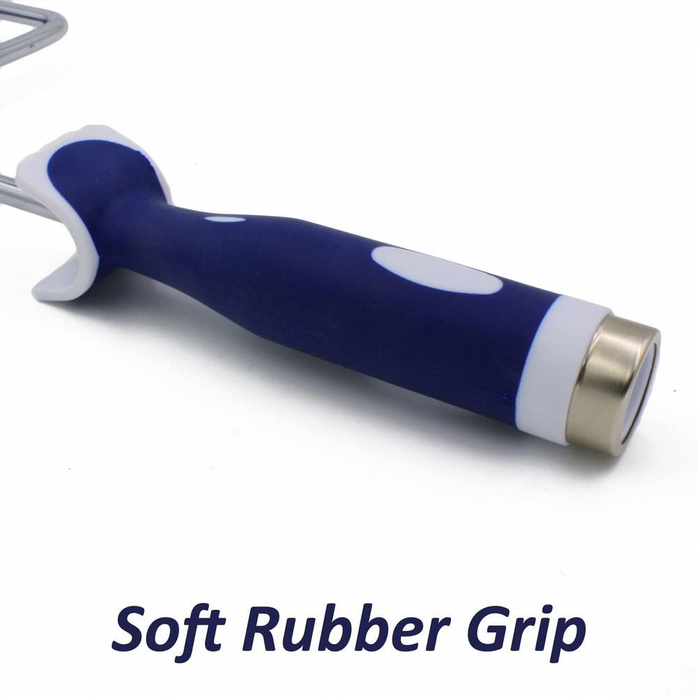 9" inch Quick Release Paint Roller Frame with Threaded Finger Grip for Ext Pole