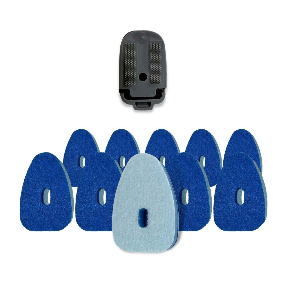 No-Plastic Non-Scratch Refill for Scotch-Brite's Dishwand 10 Pack with Adapter