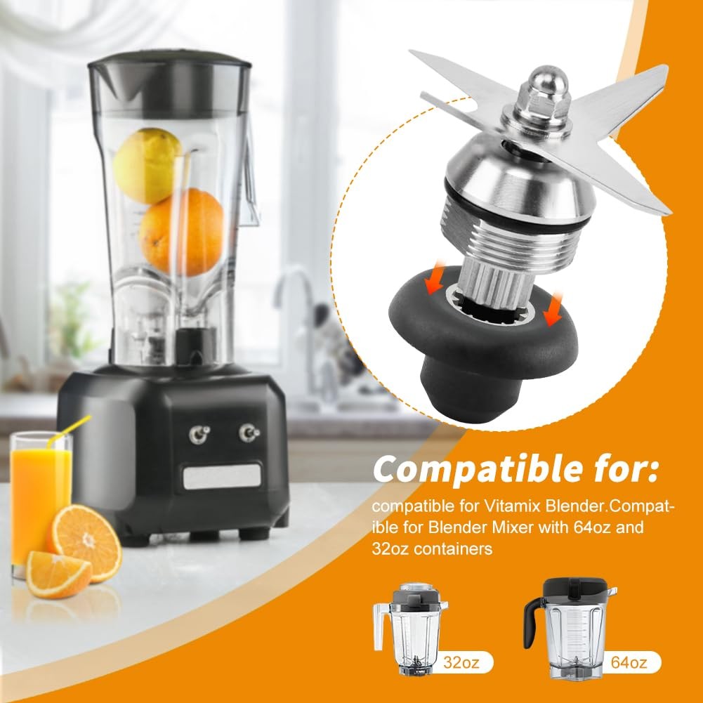 Blade Replacement Parts for Vitamix,Blade Replacement for Vitami,with Wrench ...