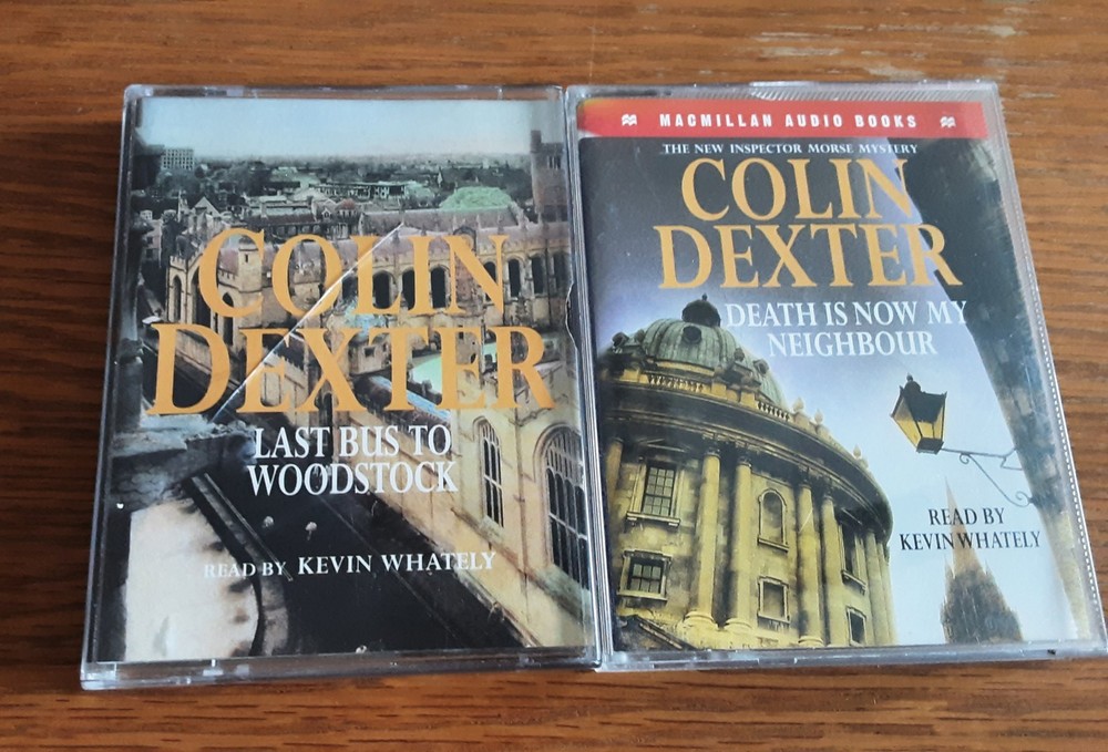 Colin Dexter Audio Cassette Books X 2