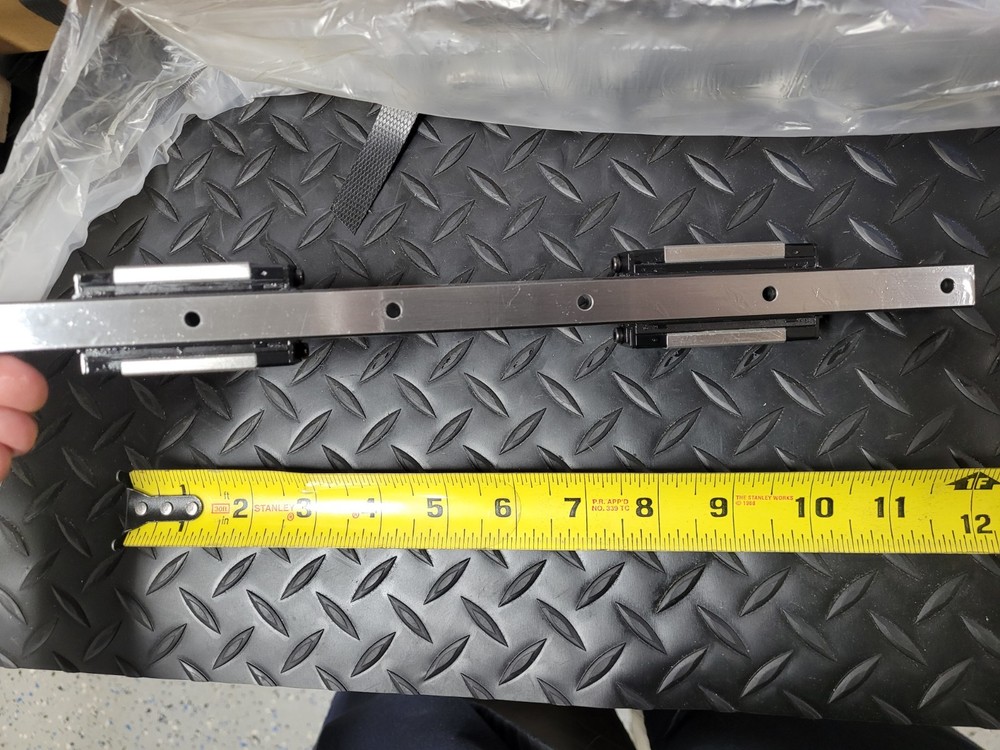 (2) IKO #LRXD 15 C2 R320 Linear Guides