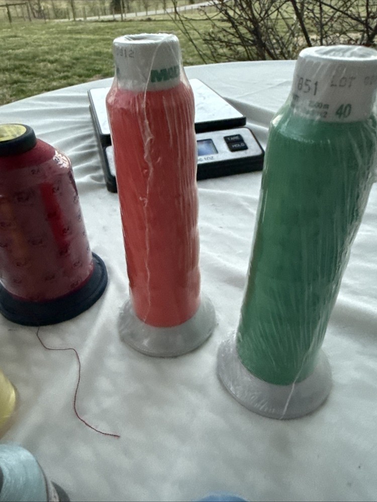 embroidery Machine thread Lot 16 Pcs. Asst Colors