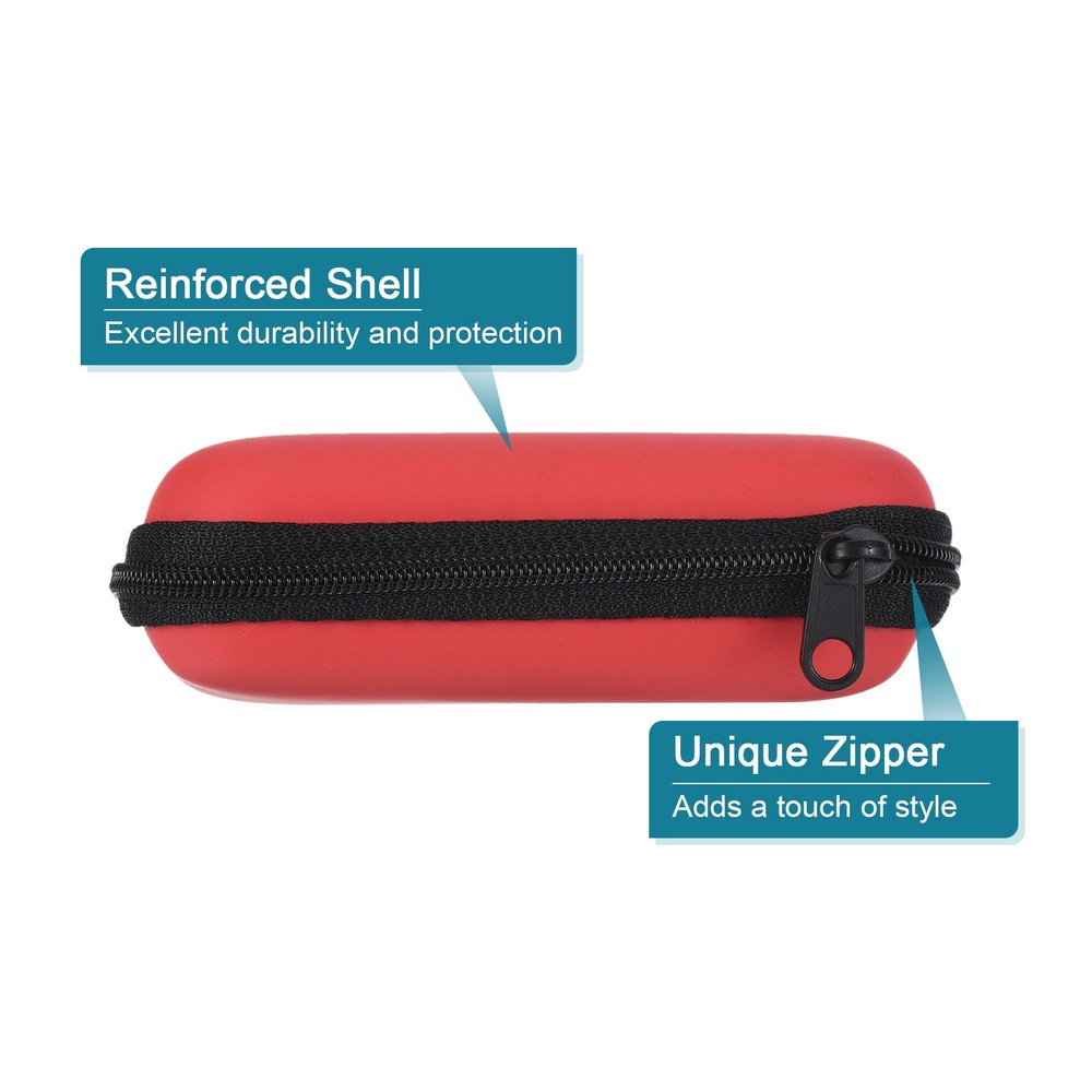 Dart Case, EVA Darts Carrying Storage with Mesh Pockets, Red