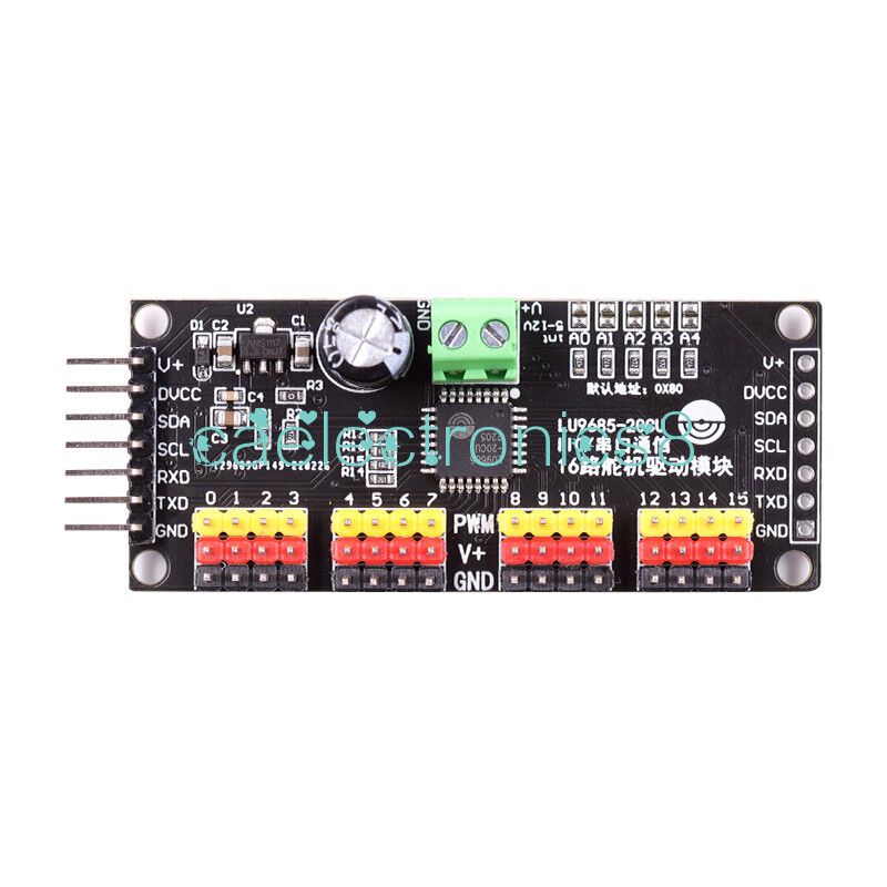 LU9685 Chip 16-Channel PWM/Servo Driver Control Board I2C Interface Module
