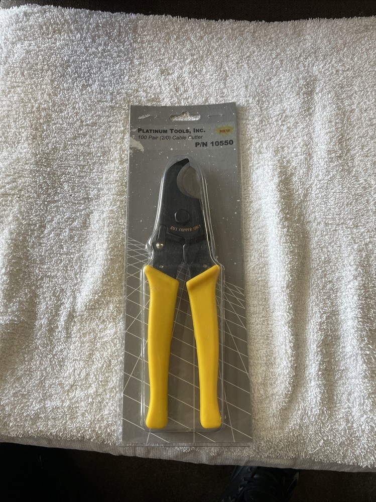 Platinum Tools Platinum 10550C 100 Pair (2/0) Cable Cutter Clamshell