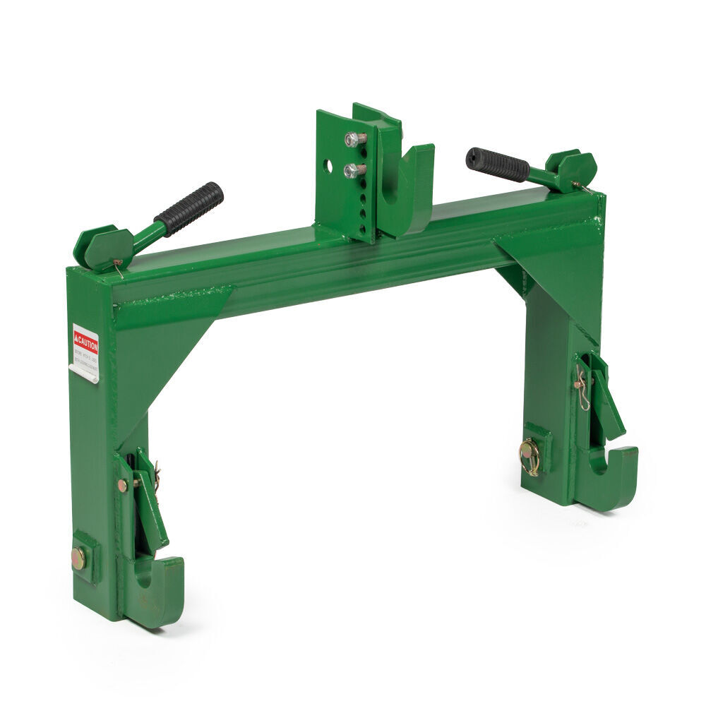 Titan Attachments Green 3 Point Quick Hitch Adaptor to Category 1 Tractors