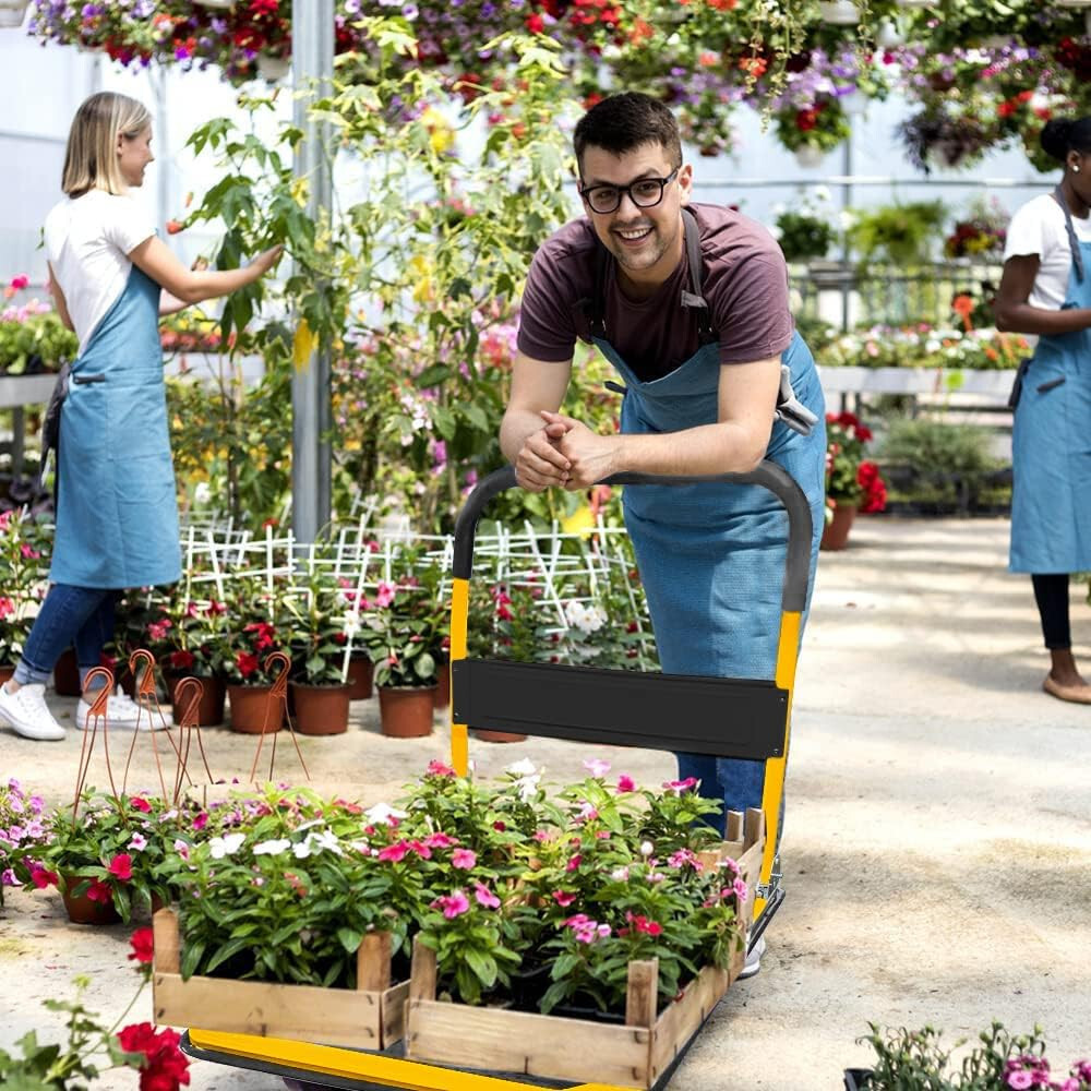 Dolly Cart Hand Truck Folding Heavy Duty Moving Capacity Wheels Trolley 660 lbs