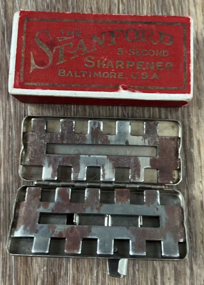 Vintage Stanford Double Edge Razor 5 Second Sharpener