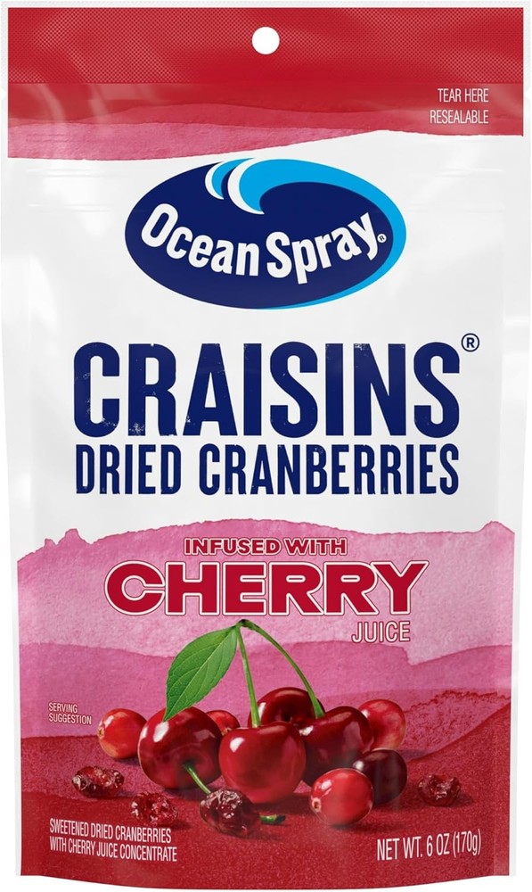 Craisins, Sweetened Dried Cranberries, Cherry Flavored,