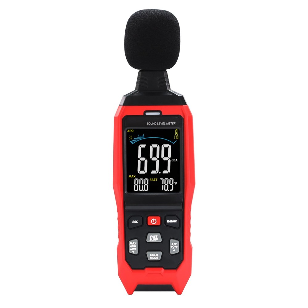 Sound Level Meter Datalogger A/C/Z, Portable