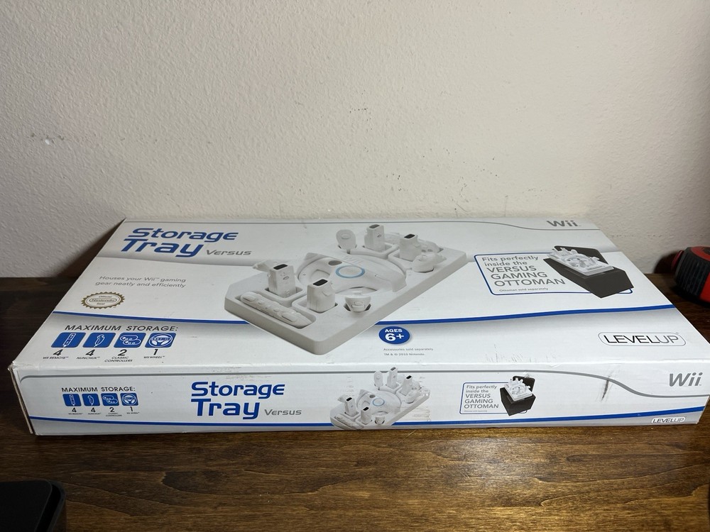 Nintendo Wii Storage Tray Versus Maximum Storage LevelUp