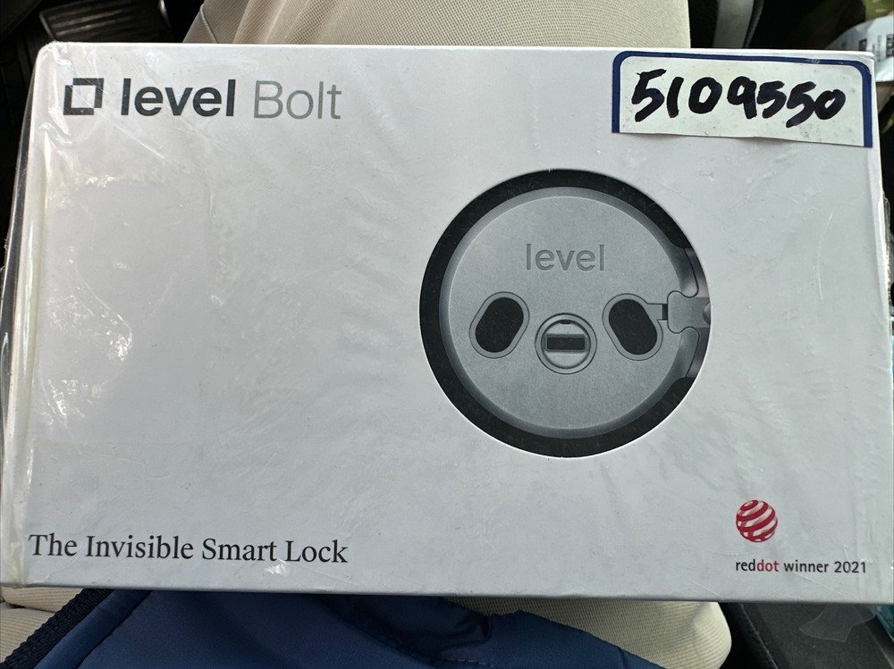 Level Bolt Keyless Invisible Smart Lock Sealed NEW