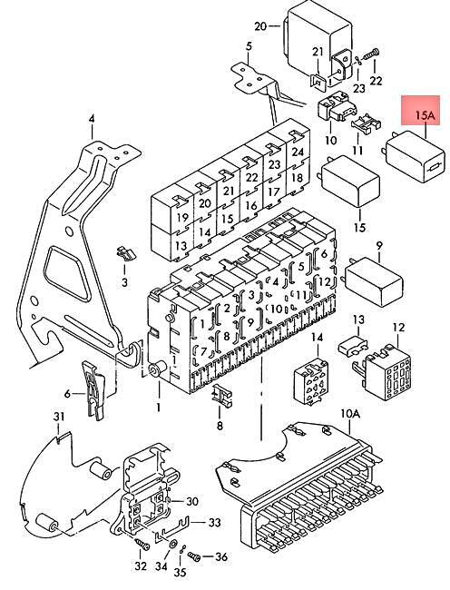 Genuine VW Eurovan Transporter Syncro series resistor 7D0959263C