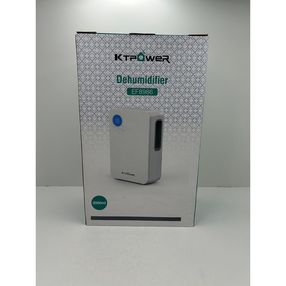 KTPOWER Dehumidifier EF8986 Home 2000ml White New