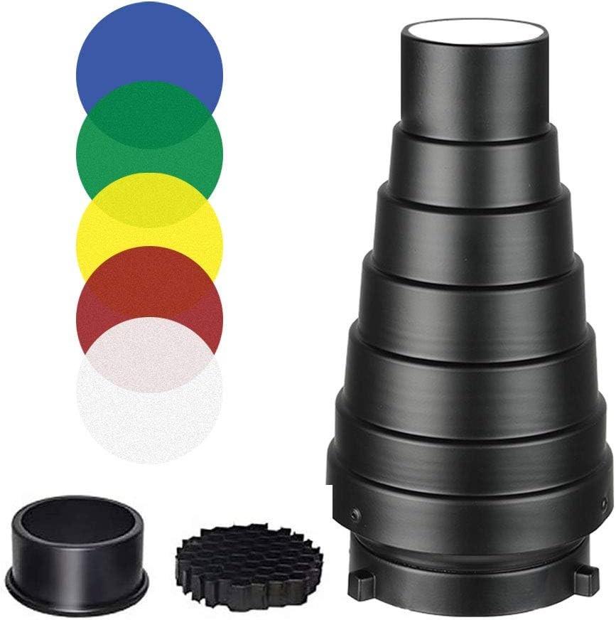 Studio Snoot Kit with Honeycomb Grid Filters