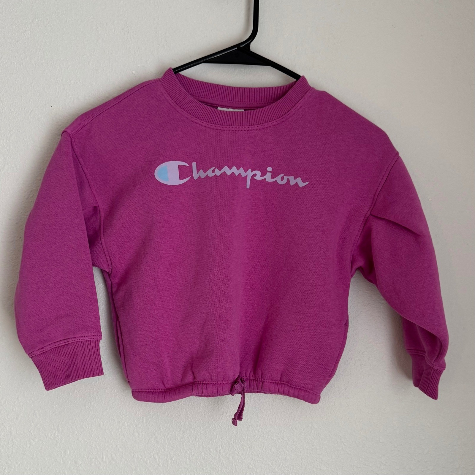 Champion Kids Set Crewneck Pullover Sweatshirt & Jogger Pants Outfit Size 4