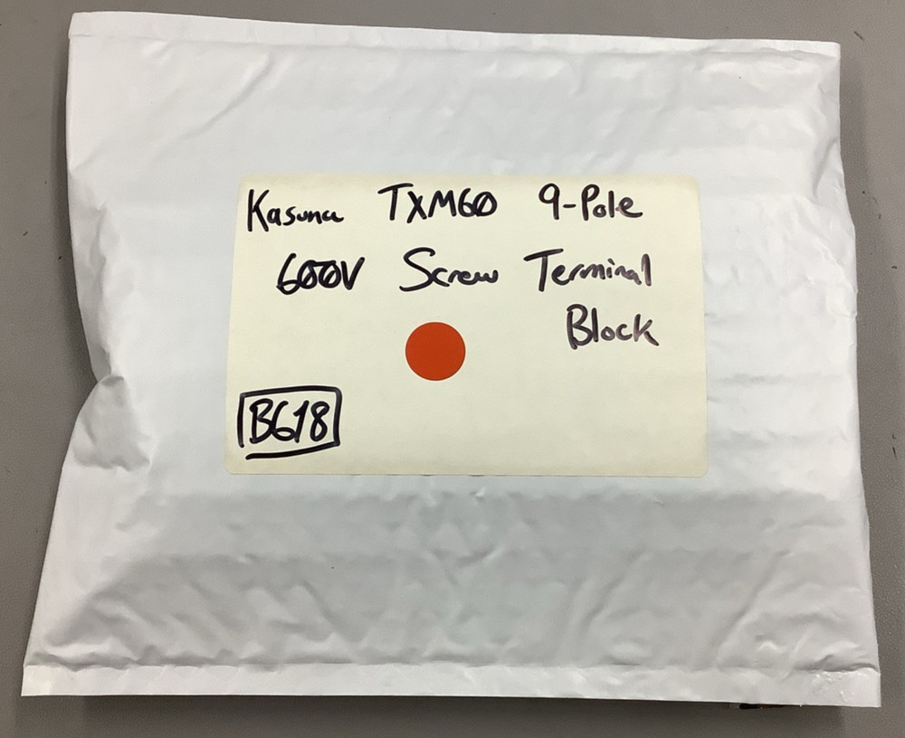 Kasuga TXM60 9-Pole 600V Screw Terminal Block (B618)
