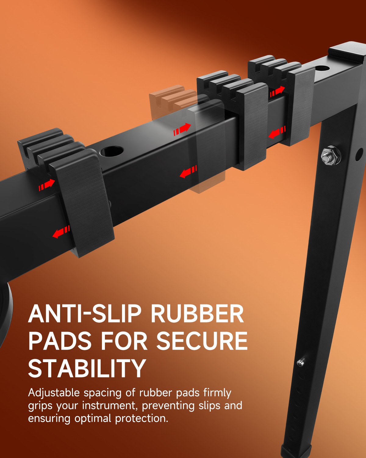 Donner DKS-200 Collapsible Metal Piano Keyboard Stand for 54–88 Key Piano Sturdy