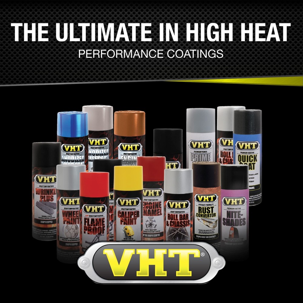 VHT Flameproof Coating Very High Heat Flat Orange