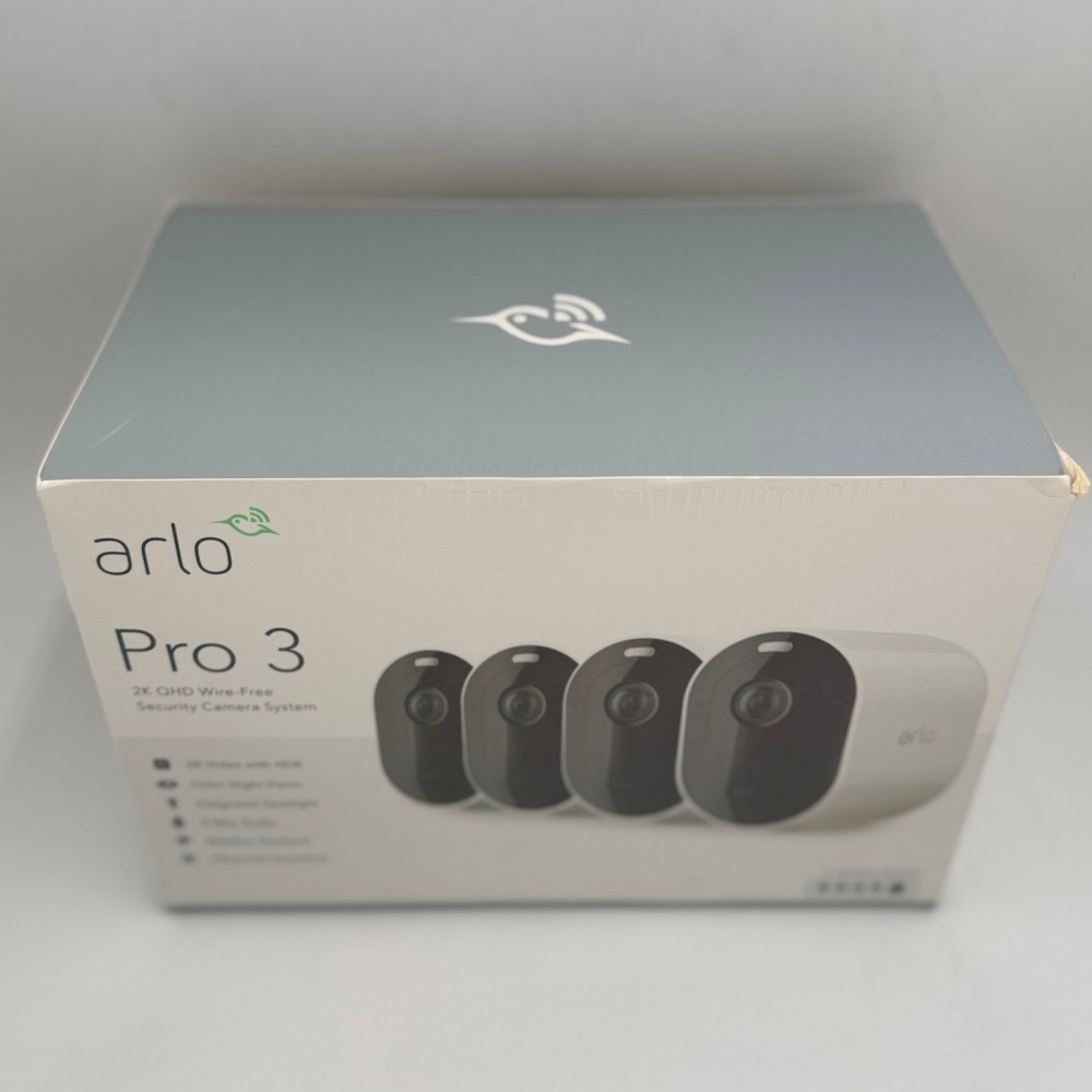 Arlo Pro 3 4-Camera Security Camera System VMS4440P-100NAS