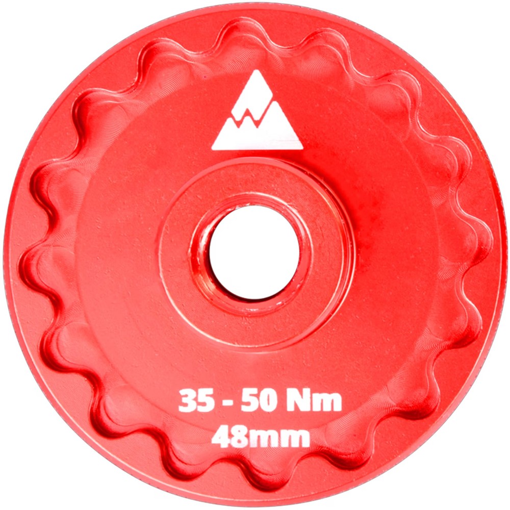 Wheels Manufacturing Thin Flange Bottom Bracket Kit Red