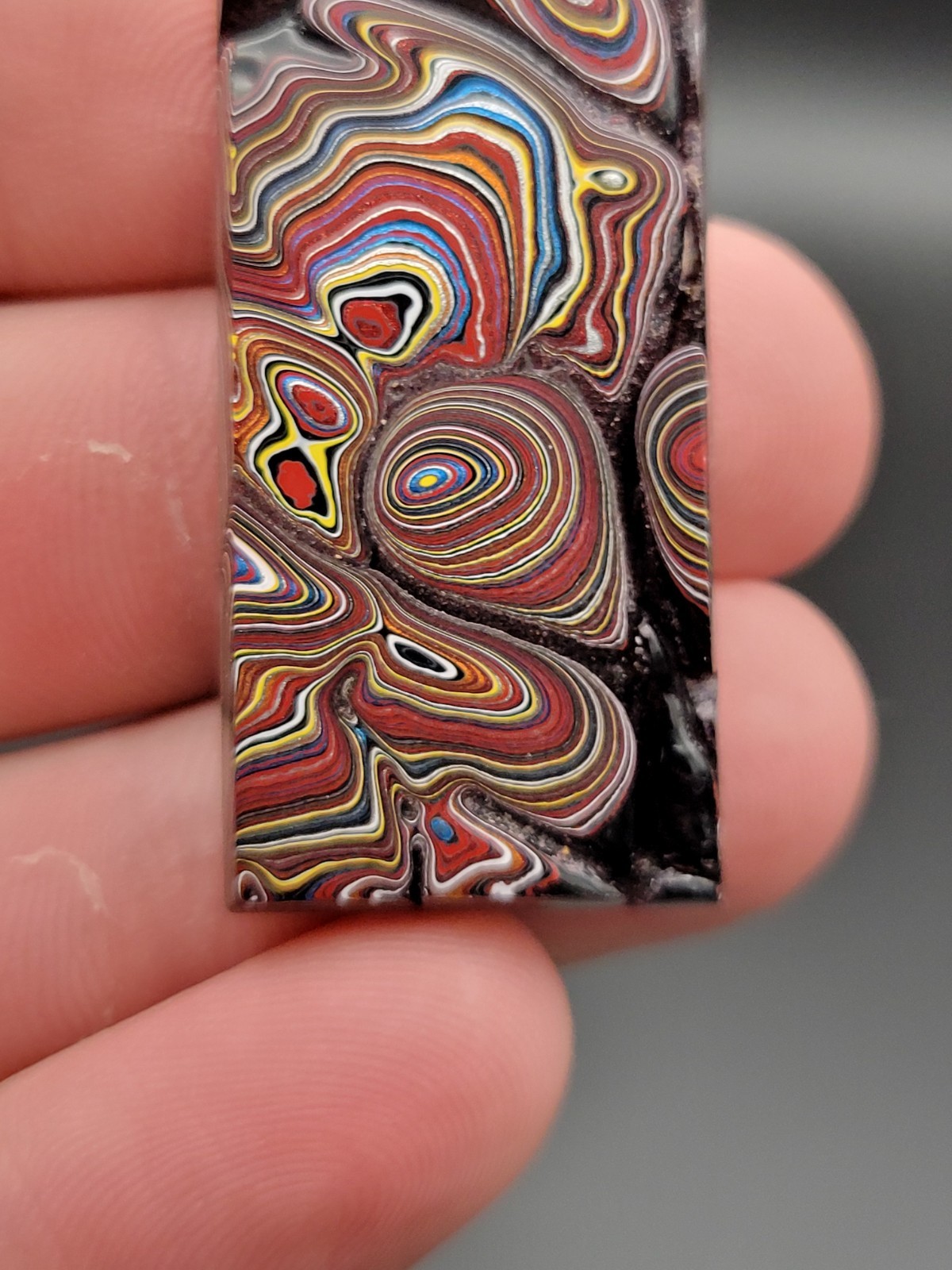 AWESOME VINTAGE(2000-2010) CORVETTE FORDITE DETROIT AGATE CABOCHON
