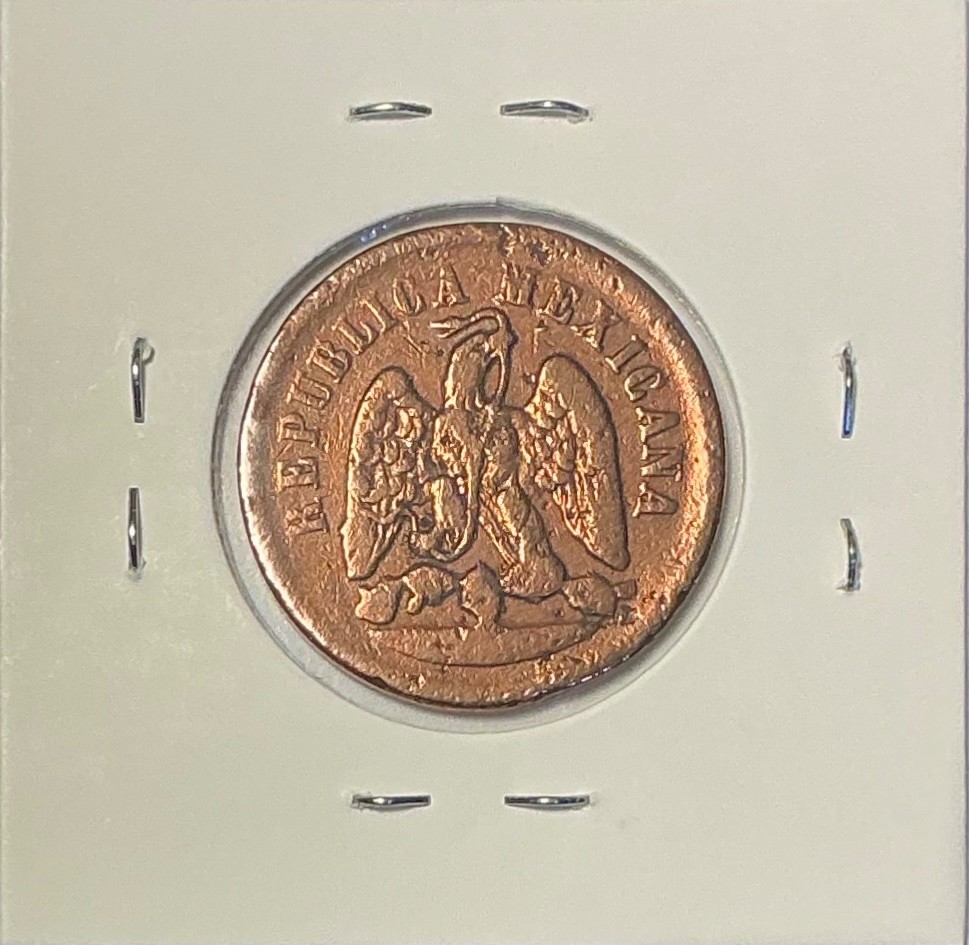 MEXICO 1889 1 CENTAVO COIN VF CONDITION CIRCULATED