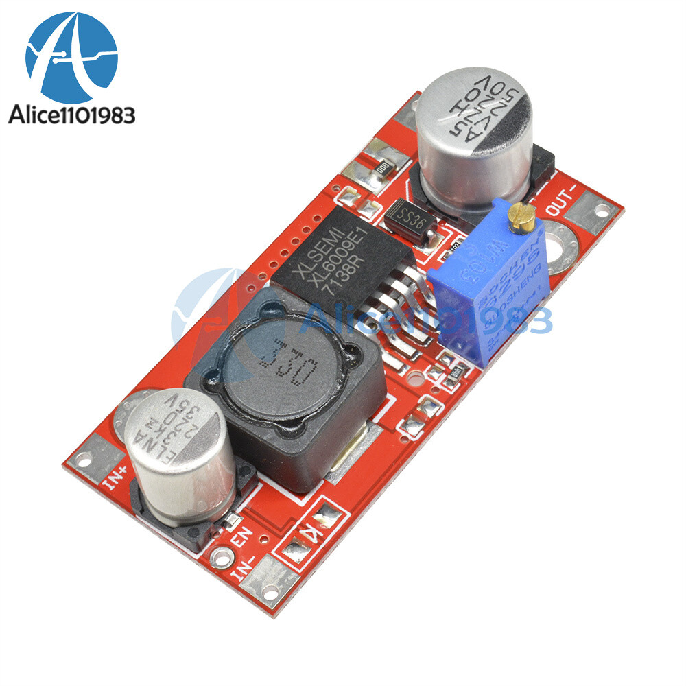 5Pcs XL6009 DC Adjustable Step up Boost Power Converter Module Replace LM2577