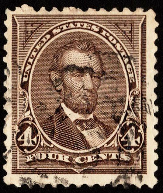 United States Scott 254 Used.