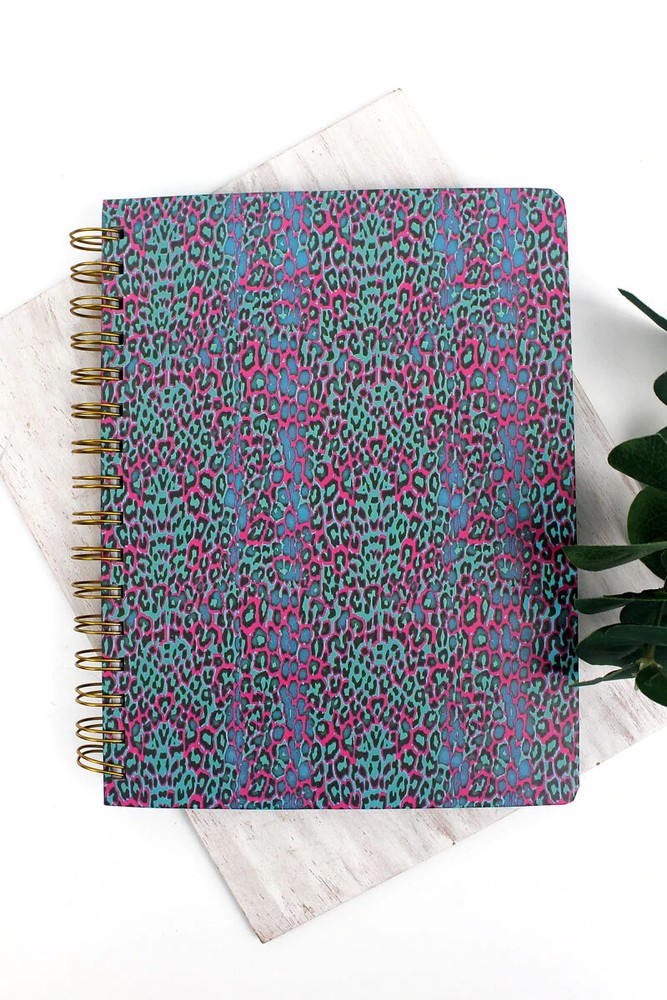 LEOPARD ~ WIRE BOUND ~ HARDCOVER ~ JOURNAL