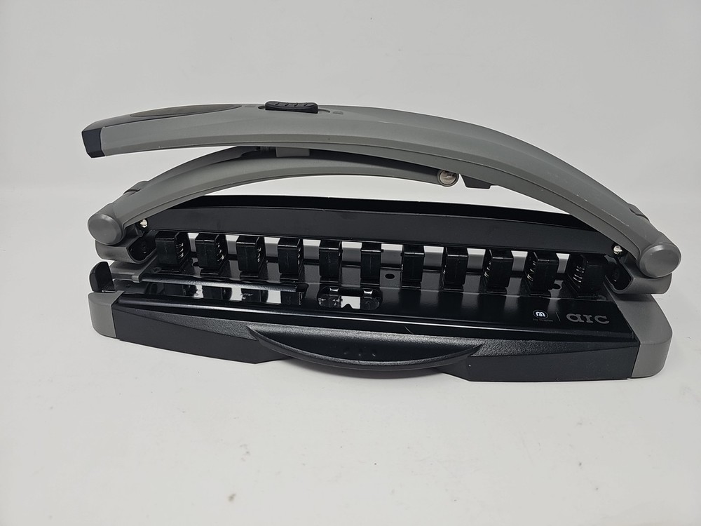 Staples Arc System Desktop 11-Hole Punch Model 40836