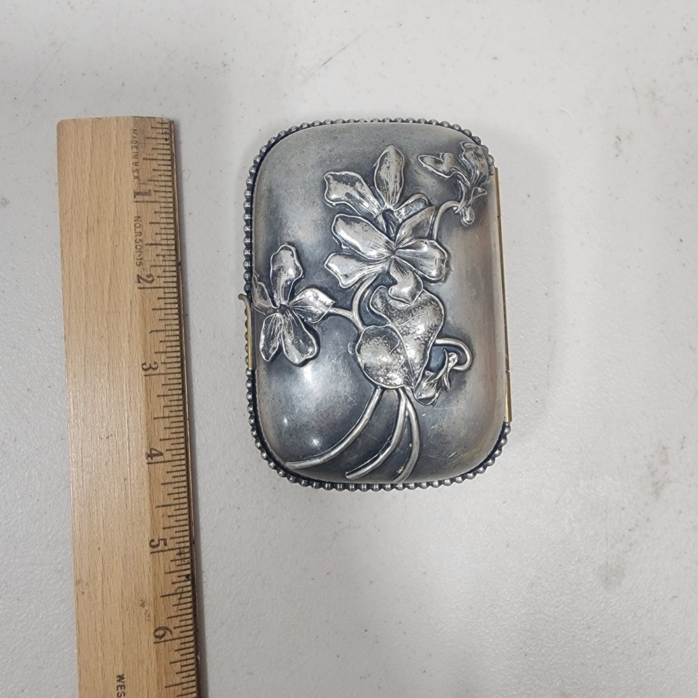 Quadruple Silver Plate Soap Box 1920s