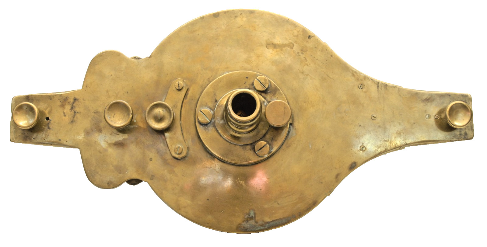 ANTIQUE EDWARD DRAPER PHILADELPHIA BRASS SURVEYORS COMPASS IN MAHOGANY WOOD CASE