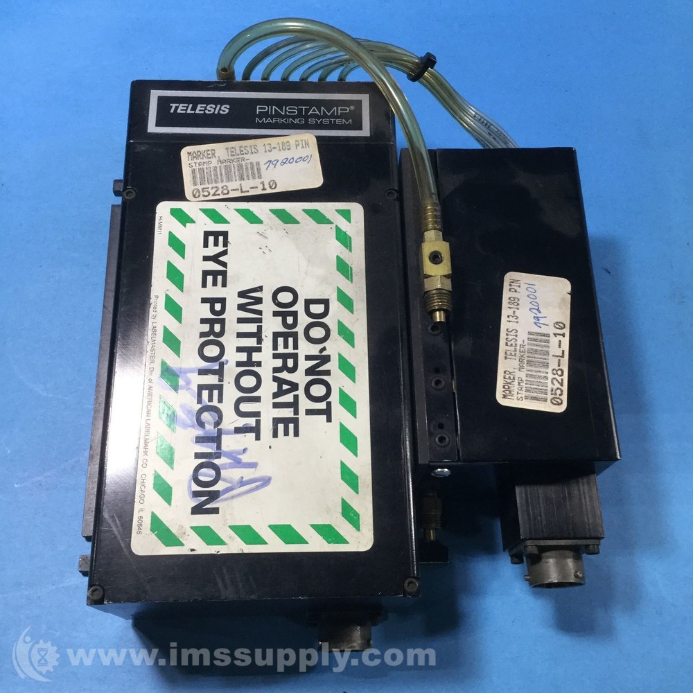 Telesis 13886LP20874 Pin Stamp Marking System Head USIP